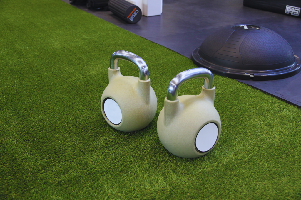 artificial grass outdoor gym fitness area commercial