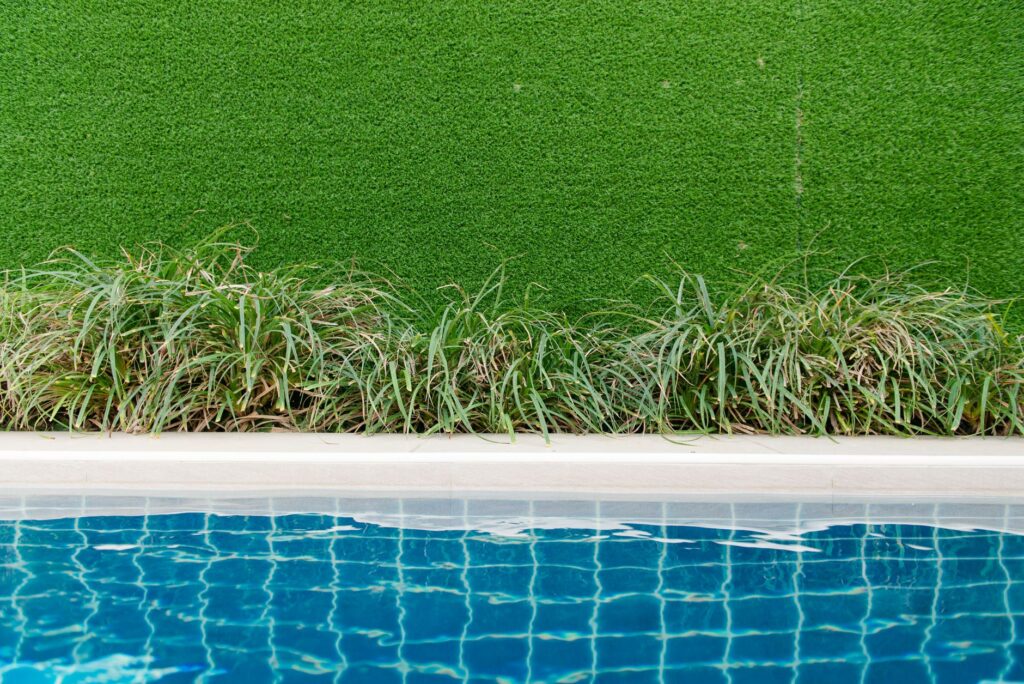 artificial grass hot summer california yard